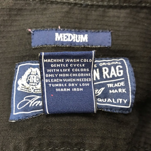 American Rag Casual Button Up Sz M - Picture 8 of 8